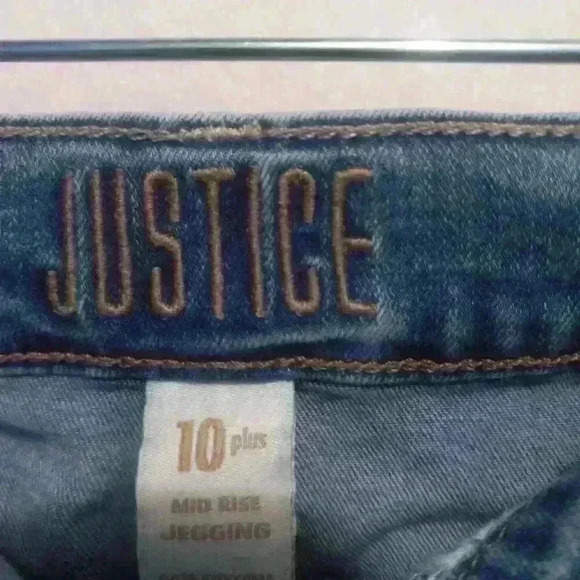 Justice jean jeggings size 10 plus mid rise - Picture 2 of 9